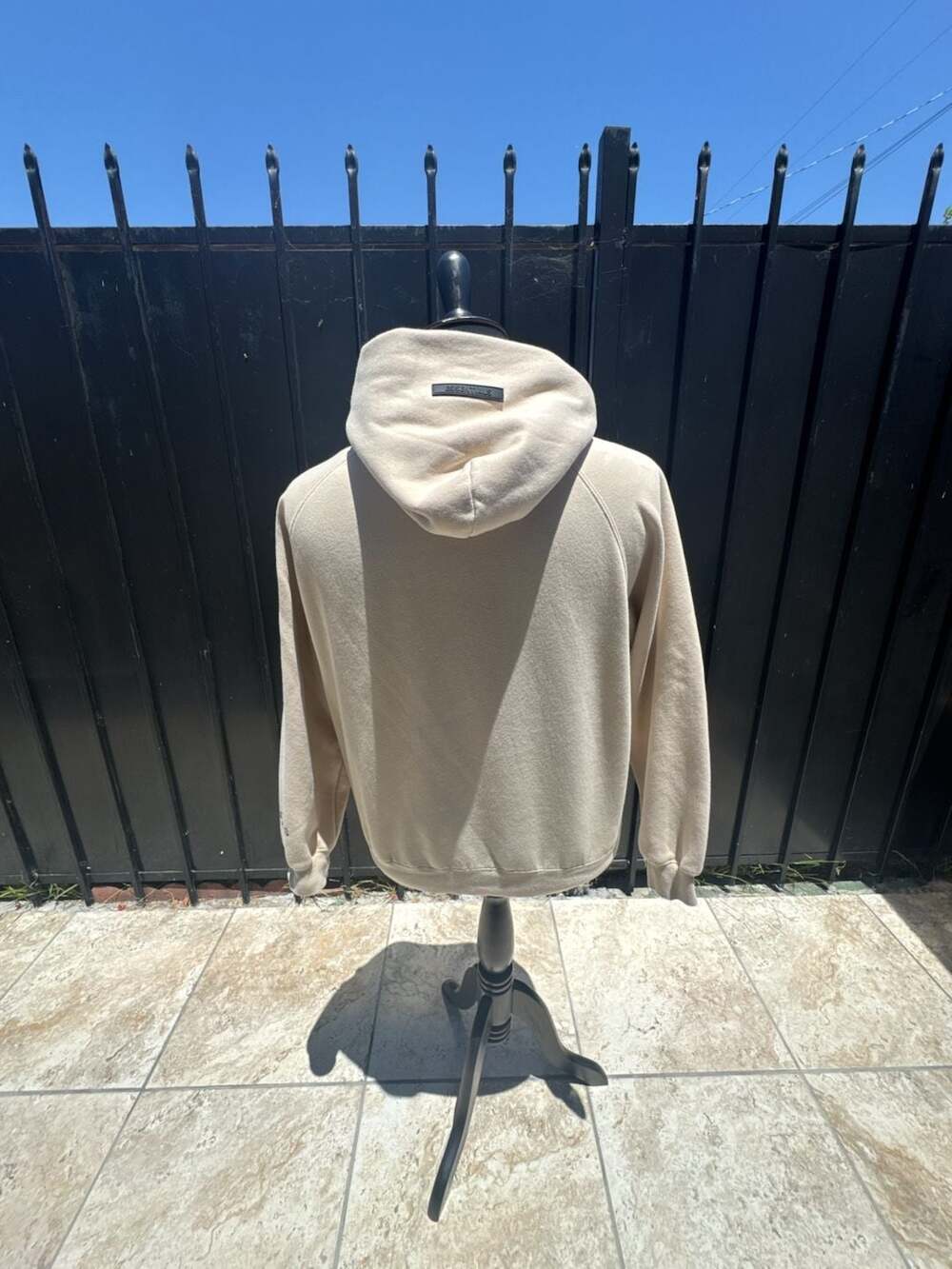 Fear of God Essentials Pullover Hoodie - Beige - Picture 6 of 9
